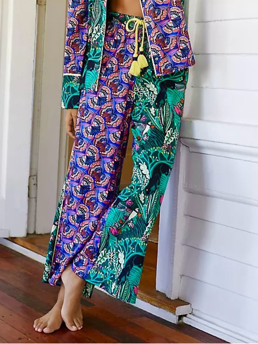 Anthropologie Flannel Pajama Pants Masha Volnova
